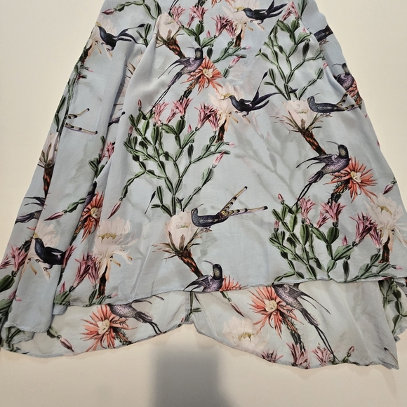 AllSaints Essey Senja Dress Viscose Shift V-neck  Sleeveless Size 2 - Picture 3 of 13